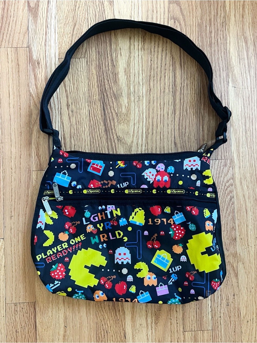 LeSportsac X Pac-Man shoulder bag
